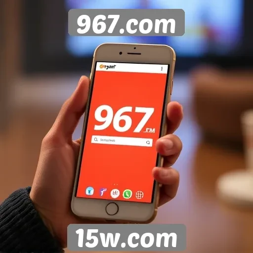 Experiência do usuário em dispositivos móveis no 967.com